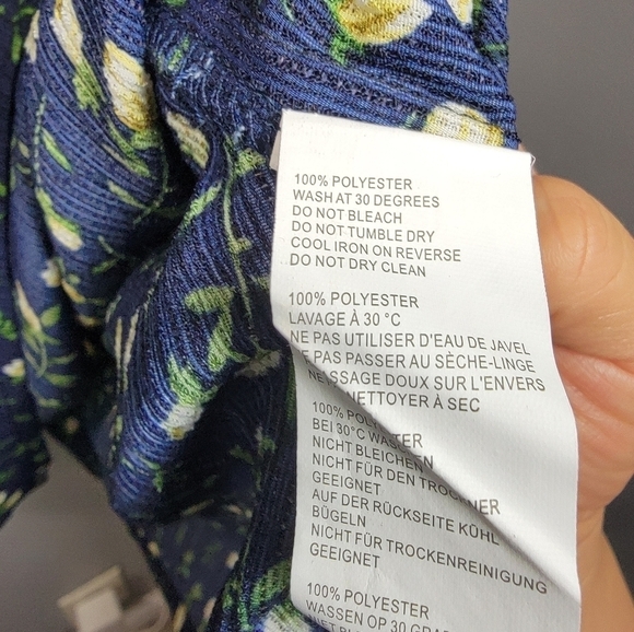 BOOHOO RUCHED WAIST FLORAL TEA DRESS NEW SIZE 8 D135 - Picture 9 of 11